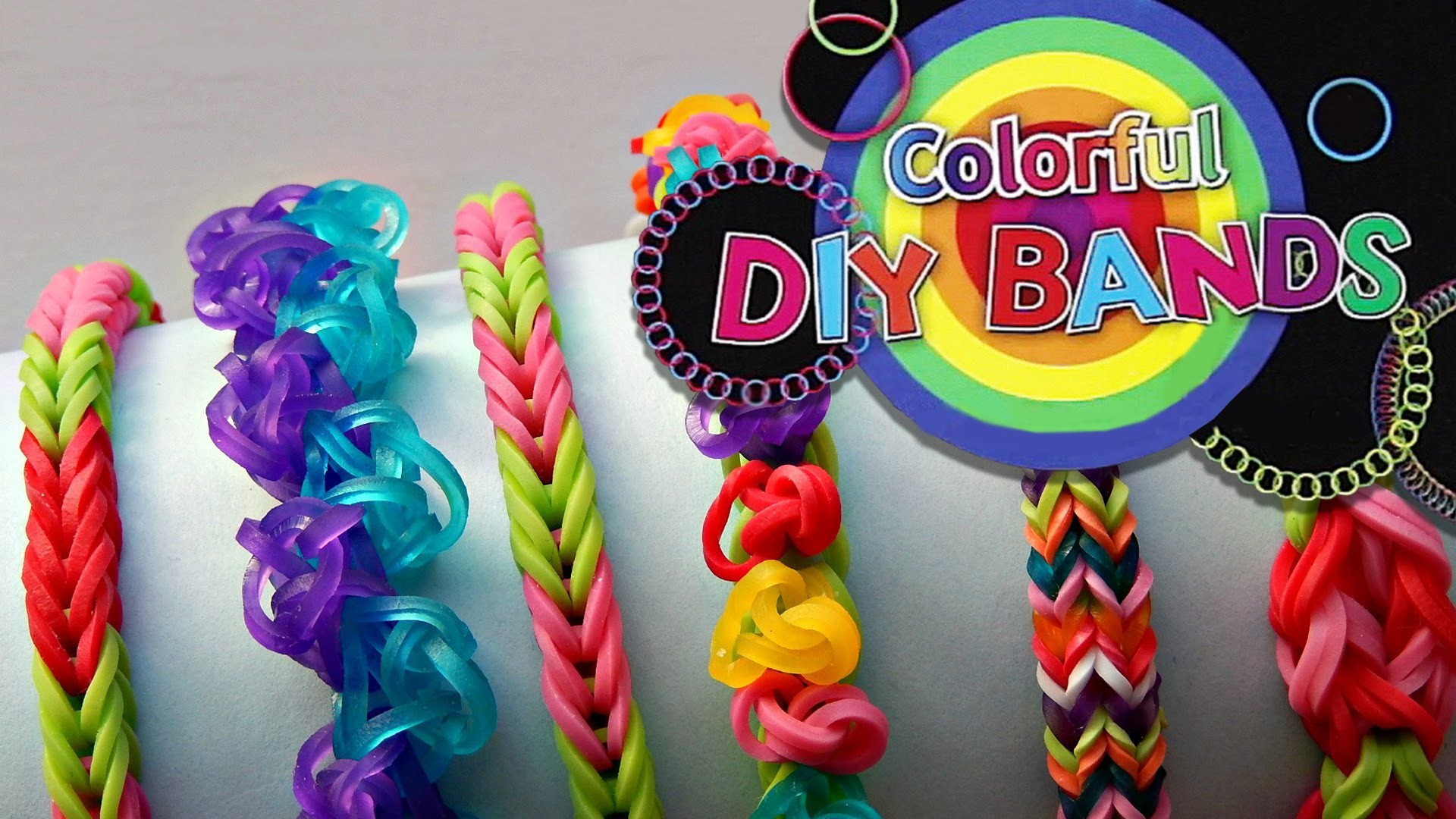 Colorful Diy Bands, Gumki do robienia biżuterii