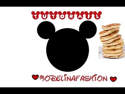 ºoºNaleśnik na słono-Myszka Mikiºoº♥TUTORIAL♥.Pancake Mickey