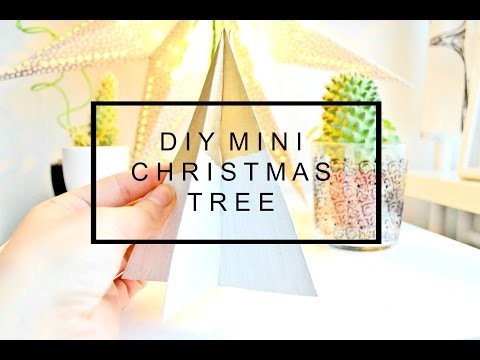 DIY MINI CHRISTMAS TREE! Jak zrobić małą choinkę?
