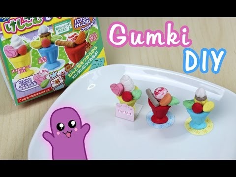 Gumki do ścierania DIY desery #4 - Kutsuwa eraser kit