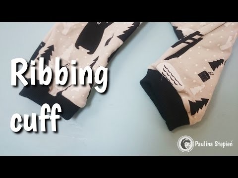 Jak wszyć ściągacz do rękawów i nogawek | sleeve ribbing cuff DIY
