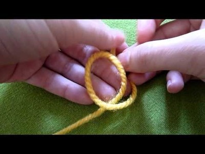 Nauka szydełkowania - pętelka początkowa (crochet slip knot)