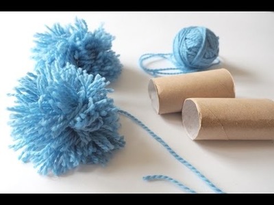 Jak zrobić pompon z włóczki? Łatwy sposób dla dzieci. How to make yarn Pom Poms