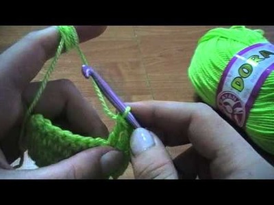 No 05# Podwójny słupek - trible crochet - krok po kroku