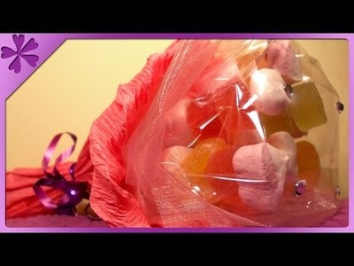 DIY Bukiet ze słodyczy. Candy bouquet (+ENG Annotations) - Na szybko #20