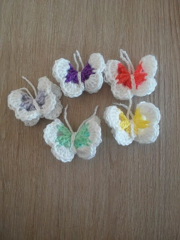 No 15# motylek na szydełku - buterfly crochet