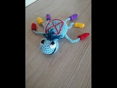 No 16# pajączek na szydełku - spider on crochet