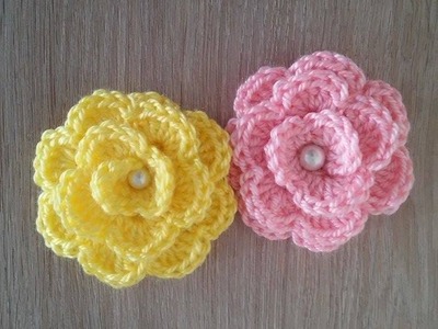 No 21# Róża na szydełku - roses on crochet
