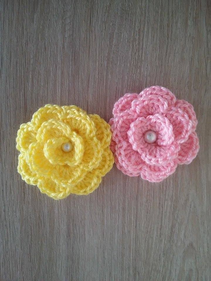 No 21# Róża na szydełku - roses on crochet