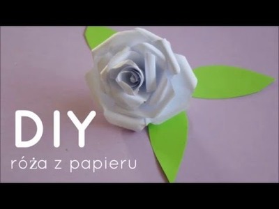 Jak zrobić różę z papieru. How to make paper roses Tutorial