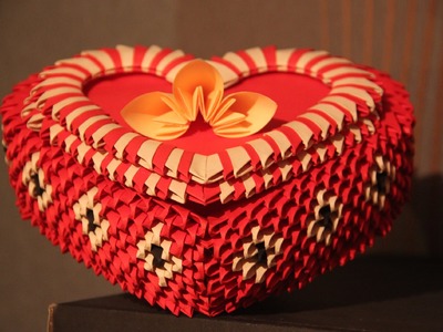#18 Pudełko w kształcie serca - Origami modułowe