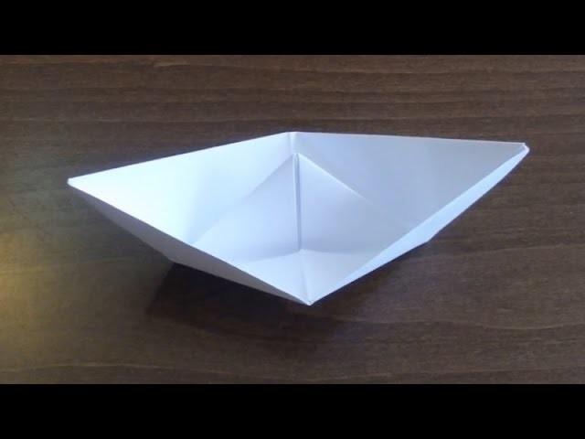 Łódka z papieru - Origami #2 (Paper boat)