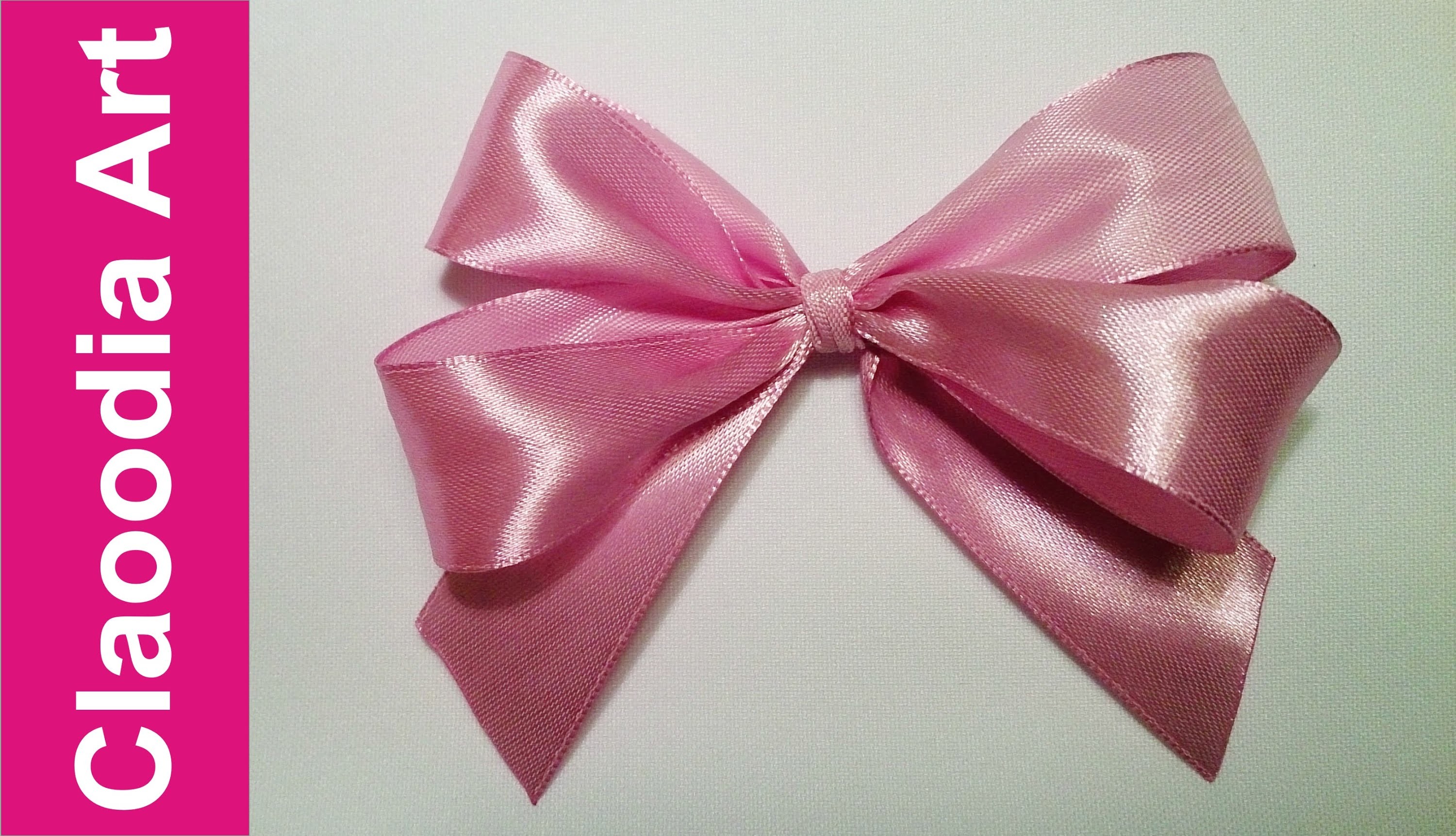Podwójna kokardka, krok po kroku (simple double bow, ribbon)