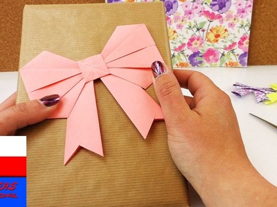 Zrób to sam: kokardka z papieru – ozdabianie prezentów - origami