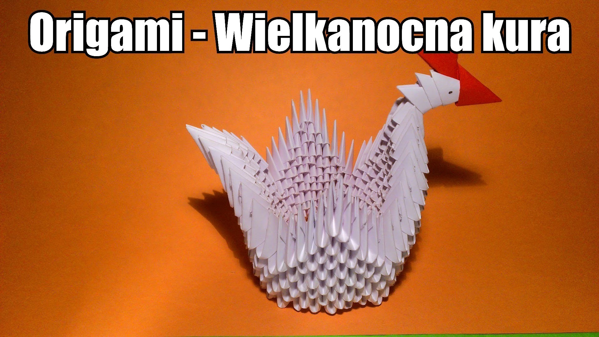 Origami - Wielkanocna kura