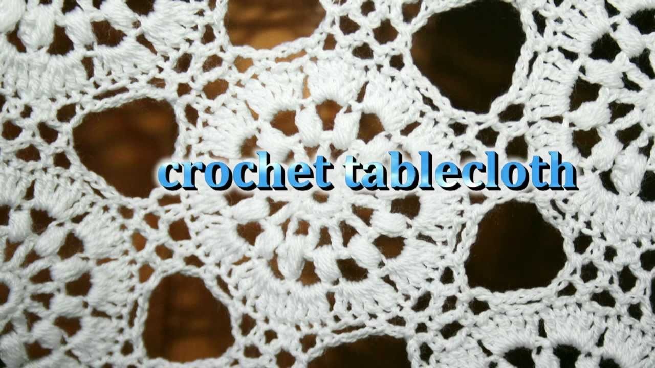 Crochet tablecloth obrus szydełkowy