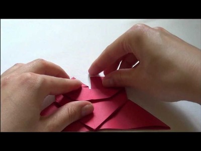 Orgiami heart bookmark (zakładka z sercem origami)