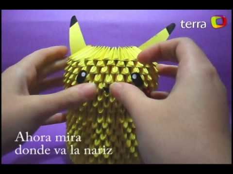 Pikachu Origami 3D Tutorial