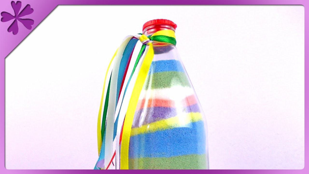 DIY Colored salt bottle (ENG Subtitles) - Speed up #130
