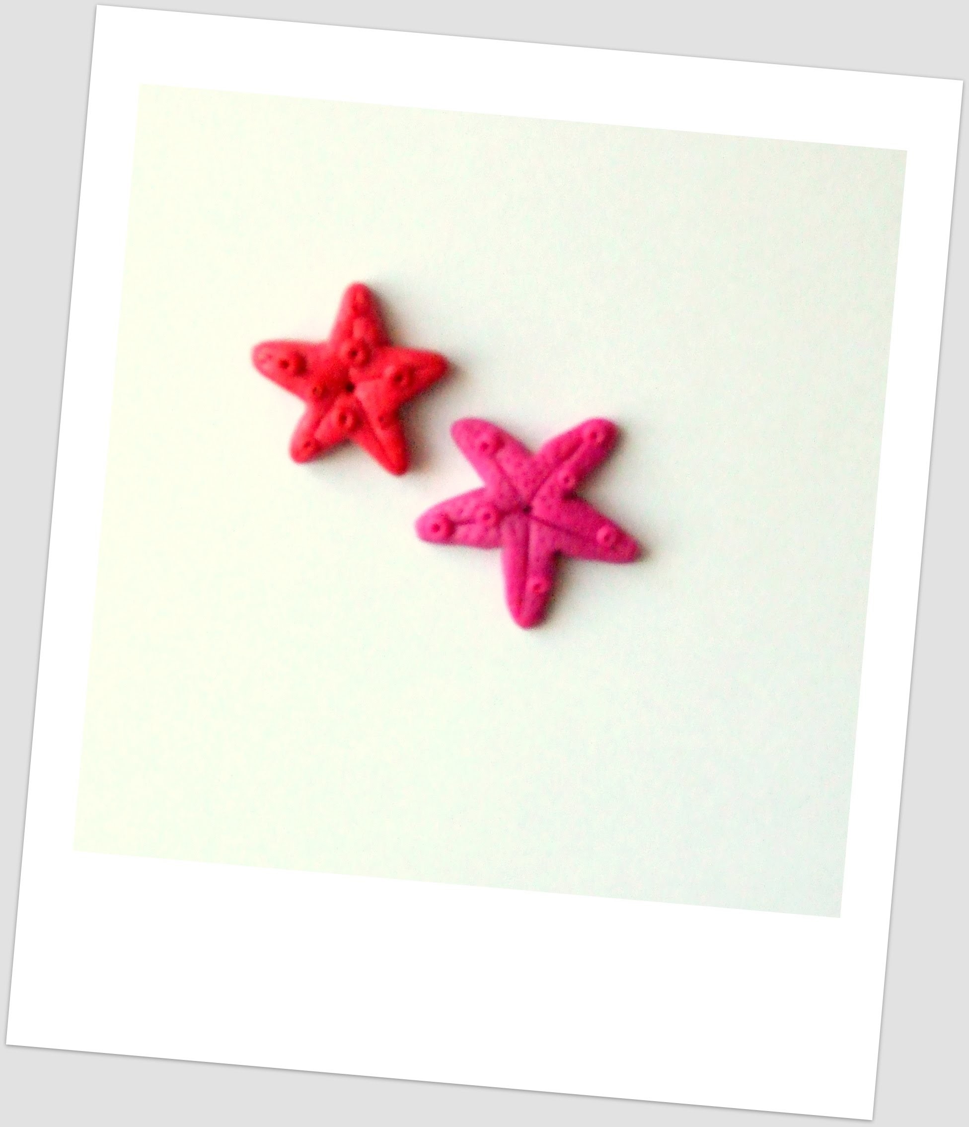 DIY starfish polymer clay.rozgwiazda z modeliny
