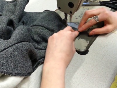 Kurs szycia - wszycie ekspresu do bluzy z dzianiny DIY sewing course zipper for sweatshirts