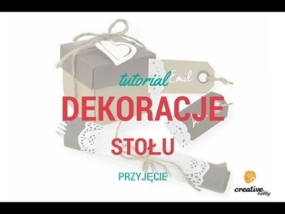 Nakrycie stołu DIY - tutorial