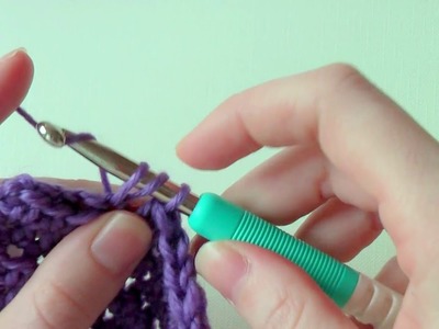 Nauka szydełkowania - półsłupek nawijany (half double crochet)