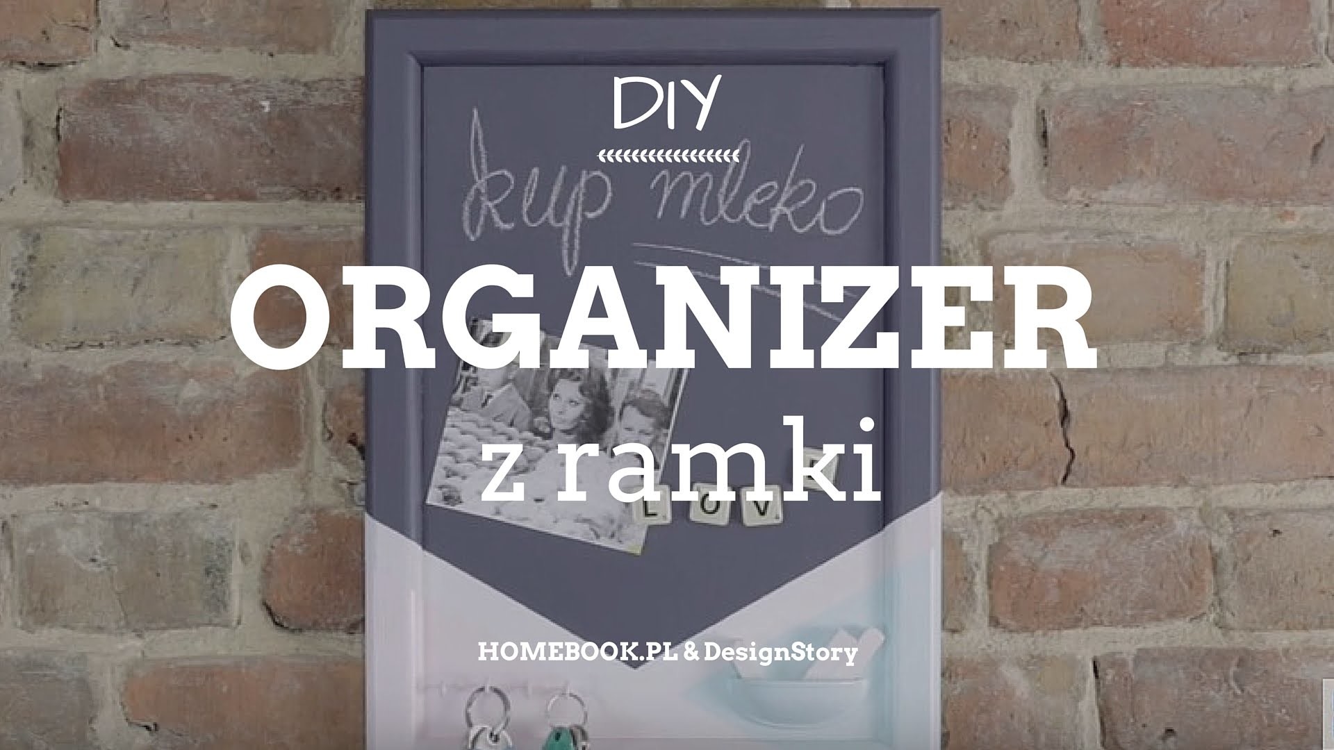 Jak zrobić organizer z ramki? #DIY #ORGANIZER