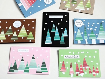 Kartki bożonarodzeniowe ręcznie robione. DIY Christmas Cards