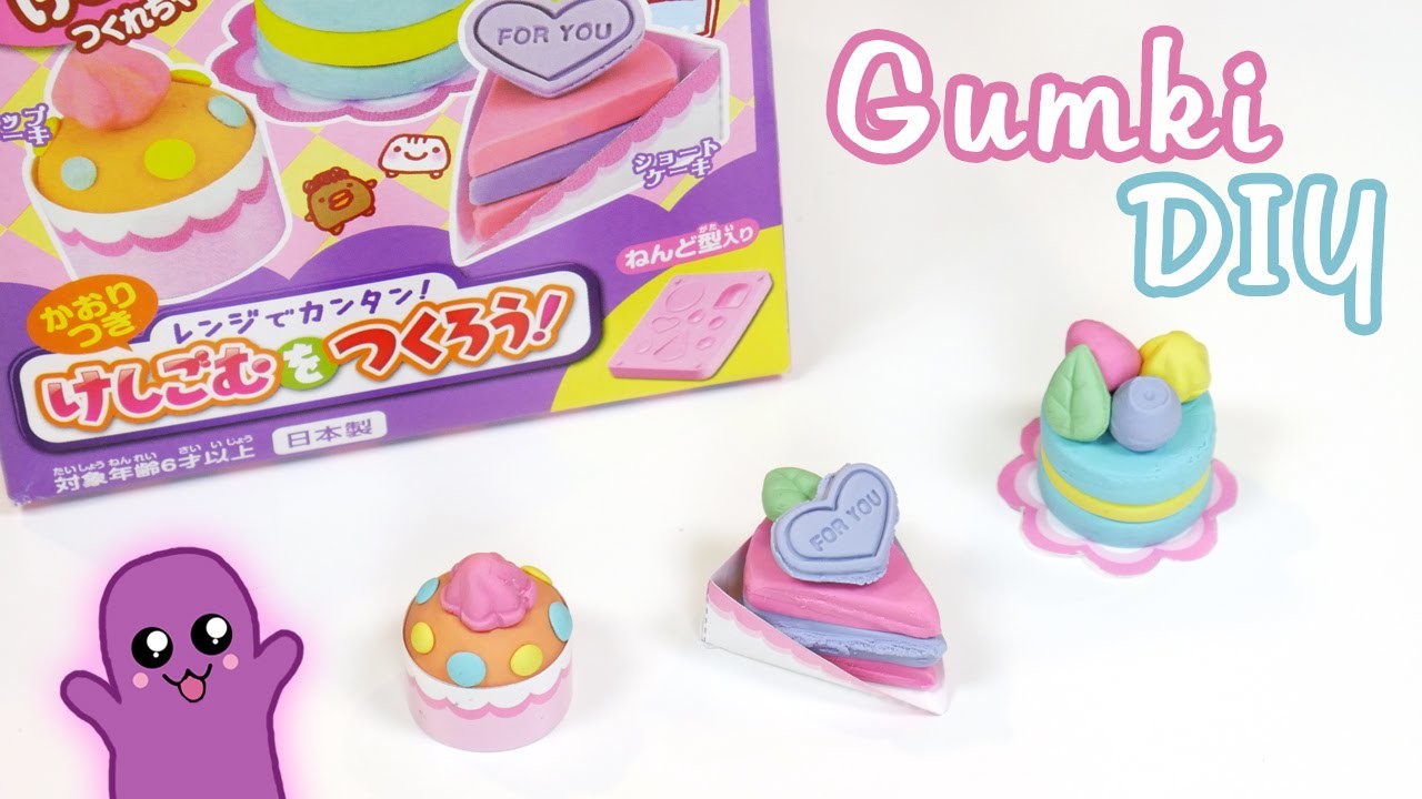 Gumki DIY ciasta i cupcake #7 - Kutsuwa eraser kit