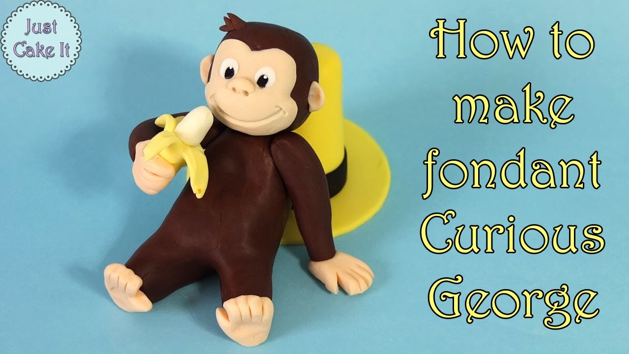 How to make fondant Curious George. Jak zrobić figurkę  Ciekawskiego Georga