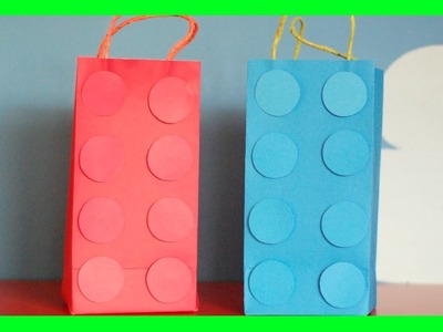 Jak zrobić paczkę - klocek LEGO. How to make a bag - LEGO brick