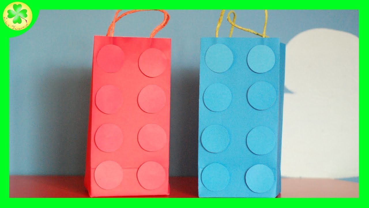 Jak zrobić paczkę - klocek LEGO. How to make a bag - LEGO brick