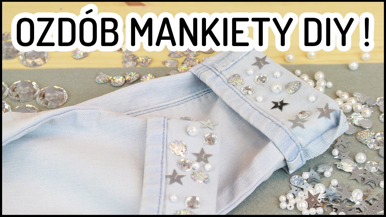 DIY jeans, perełki i cekiny: pomysł na ozdobne mankiety spodni