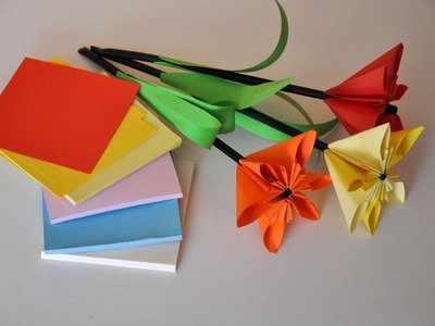 Kwiaty z papieru   krok po kroku 2# Paper flowers DIY