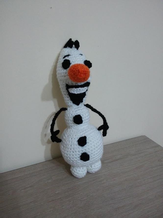 No 50# Olaf na szydełku część 2-2 - olaf on crochet PART 2-2
