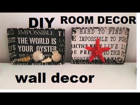 DIY jak zrobić dekoracje na ściane ,wall  decor Easy & Affordable