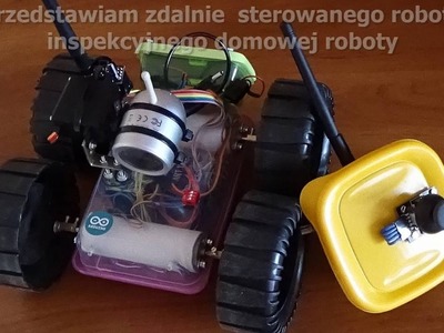 NRF24l01 DIY RC robot inspekcyjny. homemade robot with camera