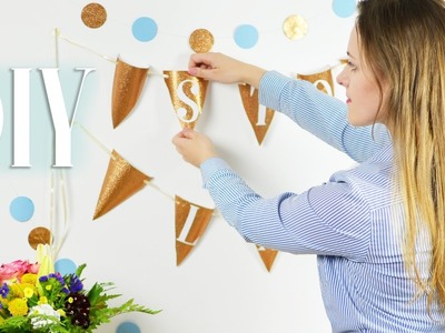 DIY: dekoracje z papieru na przyjęcie urodzinowe