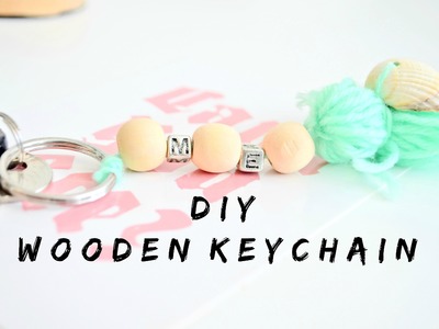 Breloczek DIY | Wooden Keychain DIY | Cleo-inspire