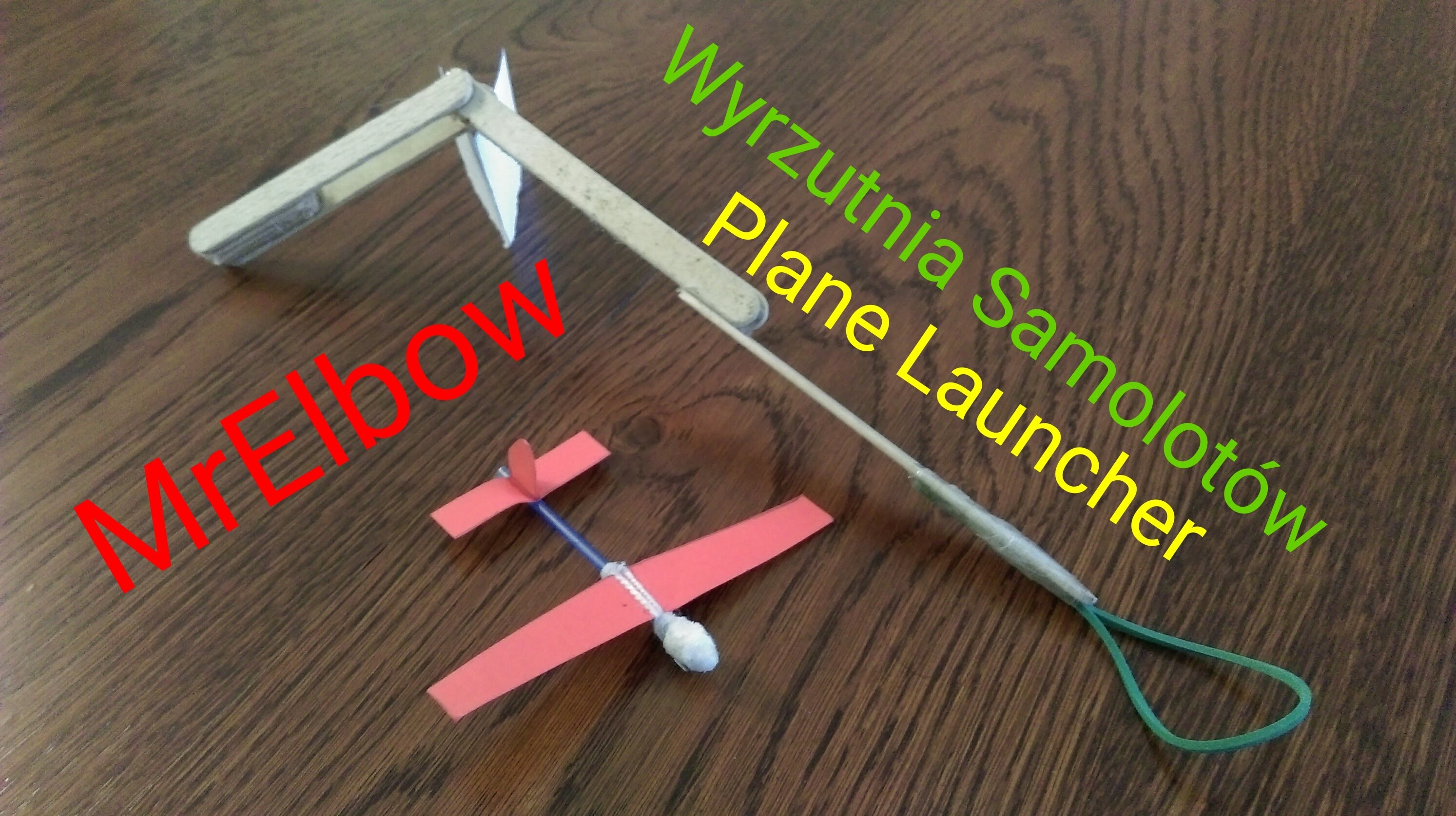 !HD! !DIY! Jak zrobić wyrzutnie samolotów. How to make plane launcher _)MrElbow(_ Tutorial.