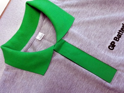 DIY Kurs szycia plisa polo koszulka z dzianiny lacosta . Sewing course polo shirt lacosta