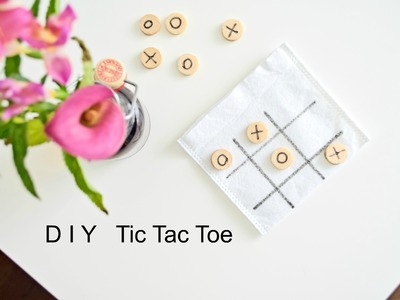 DIY Tic Tac Toe | Pomysł diy na grę dla dziecka! Cleo-inspire