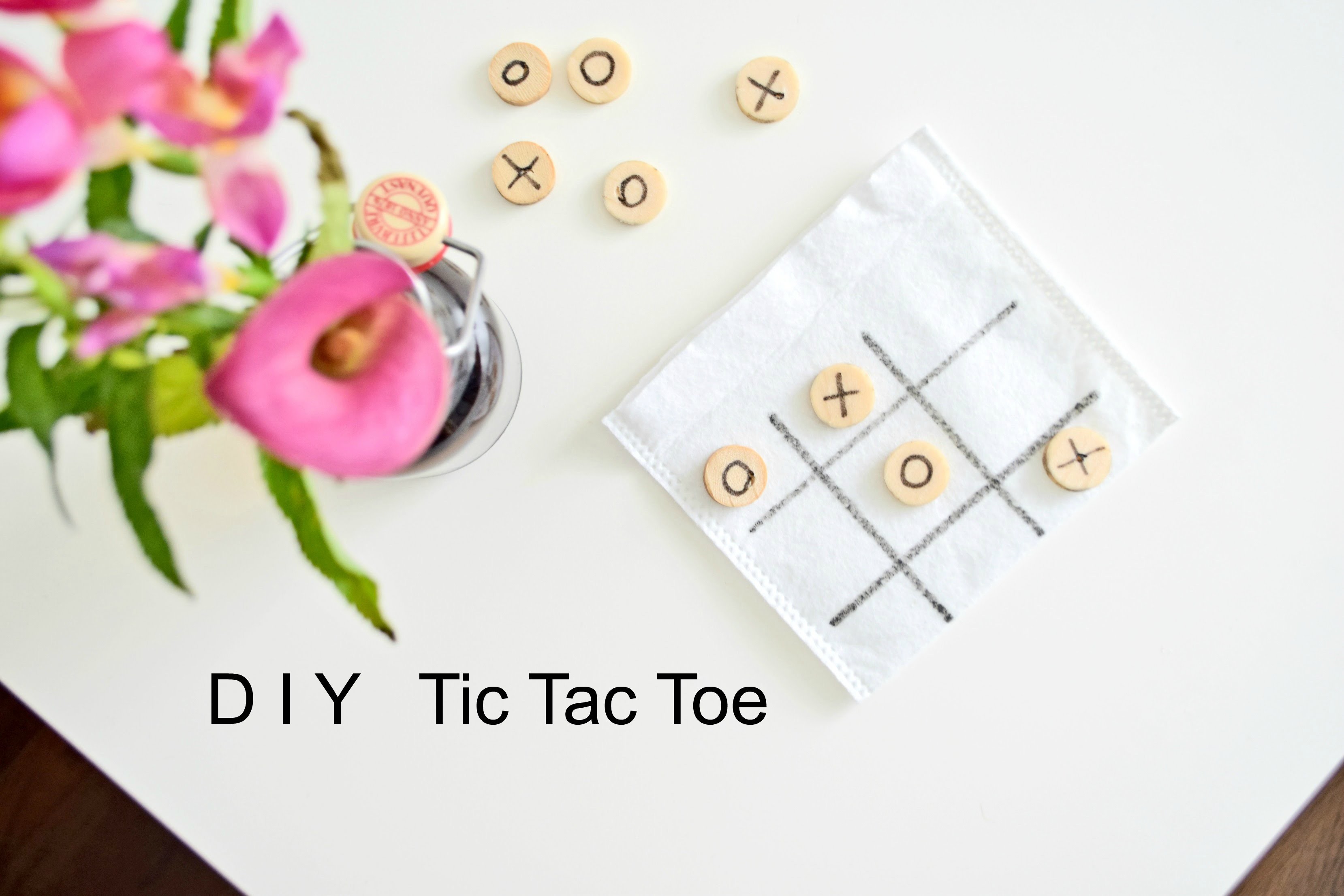 DIY Tic Tac Toe | Pomysł diy na grę dla dziecka! Cleo-inspire