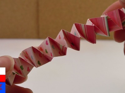 Robimy harmonijką z pasków papieru | DIY Kids | pomysły na zabawki