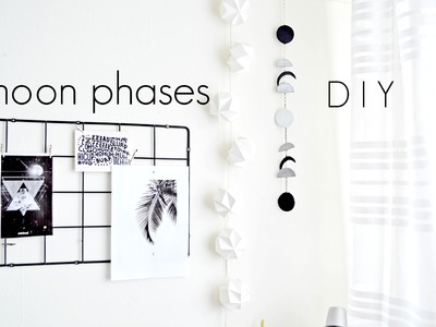 DIY dekoracje do domu - fazy księżyca | DIY moon phases |Cleo-inspire