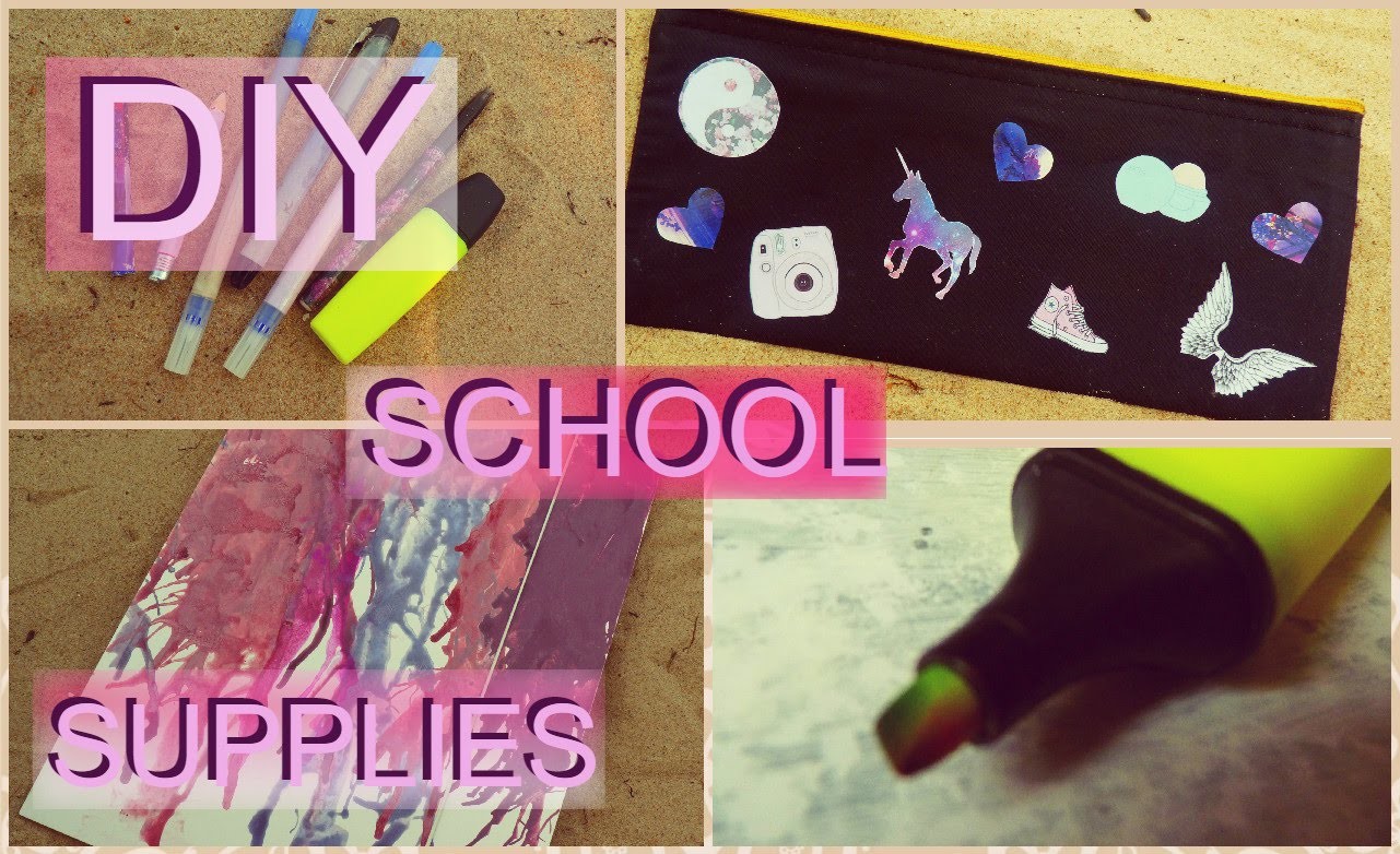 DIY School Supllies for Back to School | DIY Przybory szkolne