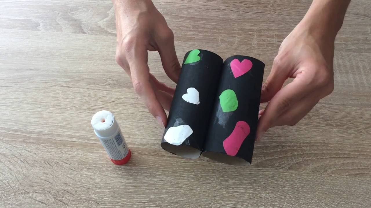DIY How to make a Binoculars from toilet rollsIJak zrobić lornetkę z rolek