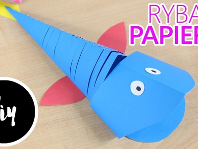 DIY - Kreatywne Czwartki - Jak wykonać Ruchomą Rybkę z Papieru?. How to make a Moving Paper Fish?