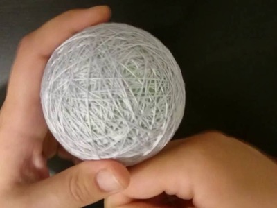 Jak zrobić bawełnianą kulę - cotton balls - DIY